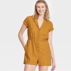 Universal Thread Mustard Jumpsuit